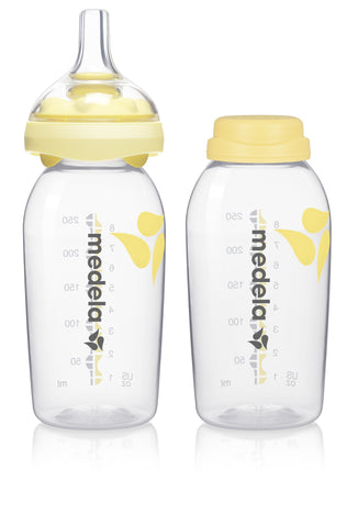 Medela Calma® Breastmilk Feeding Set with 8oz Bottles