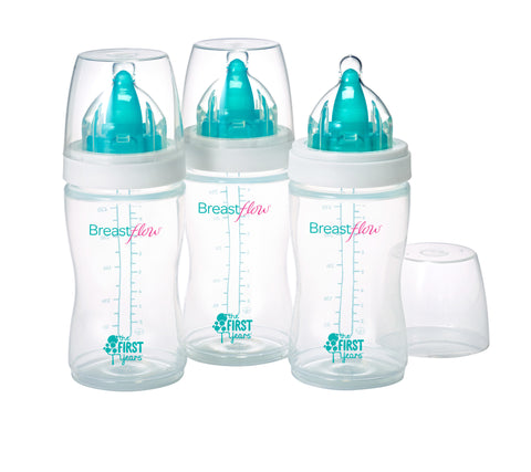 The First Years Breastflow 9oz. Bottle - 3 pack