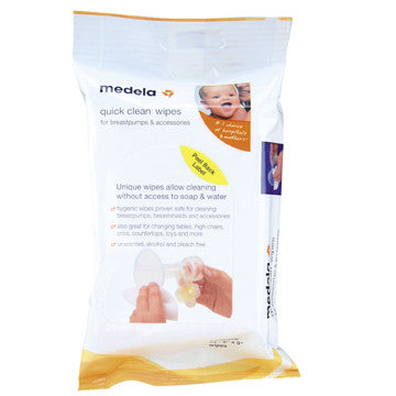 Medela Quick Clean™ Breastpump & Accessory Wipes 24 Count